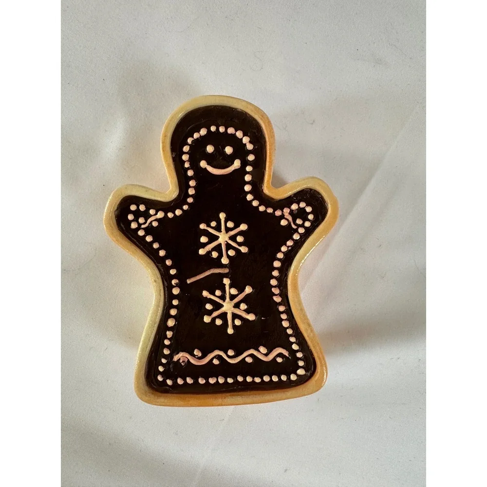 Gingerbread Candle‎ Christmas Holiday Decoration With Box Cute